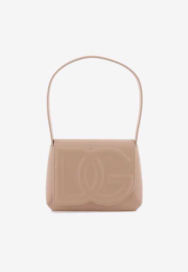 Dolce & Gabbana DG Logo Shoulder Bag in Calf Leather Bags Color