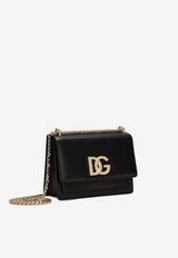 Dolce & Gabbana 3.5 Crossbody Bag in Calf Leather BB7599 AW576 80999 Black