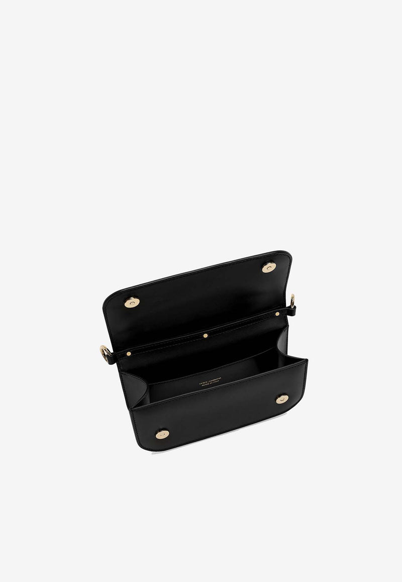 Dolce & Gabbana 3.5 Crossbody Bag in Calf Leather BB7603 AW576 80999 Black