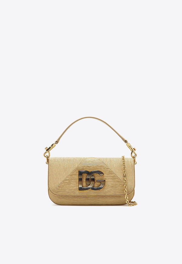 Dolce & Gabbana 3.5 DG Logo Top Handle Bag  Gold BB7603 C9S47 80703