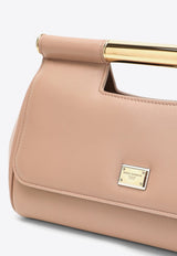Dolce & Gabbana Medium Sicily Leather Clutch Bag Beige BB7612AN767/O_DOLCE-80010
