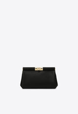 Dolce & Gabbana Small Marlene Satin Clutch Black BB7635A7630/P_DOLCE-80999