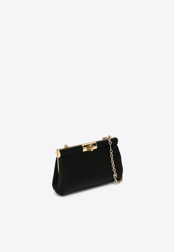 Dolce & Gabbana Small Marlene Satin Clutch Black BB7635A7630/P_DOLCE-80999