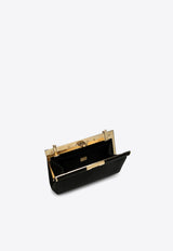 Dolce & Gabbana Small Marlene Satin Clutch Black BB7635A7630/P_DOLCE-80999