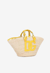 Dolce & Gabbana Medium Kendra DG Tote Bag BB7694 AV860 HG3OB Natural