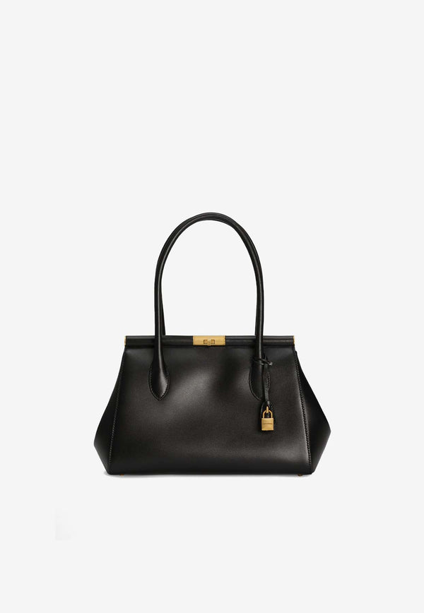 Dolce & Gabbana Marlene Everyday Shoulder Bag in Grained Leather Black BB7734 A3G19 80999