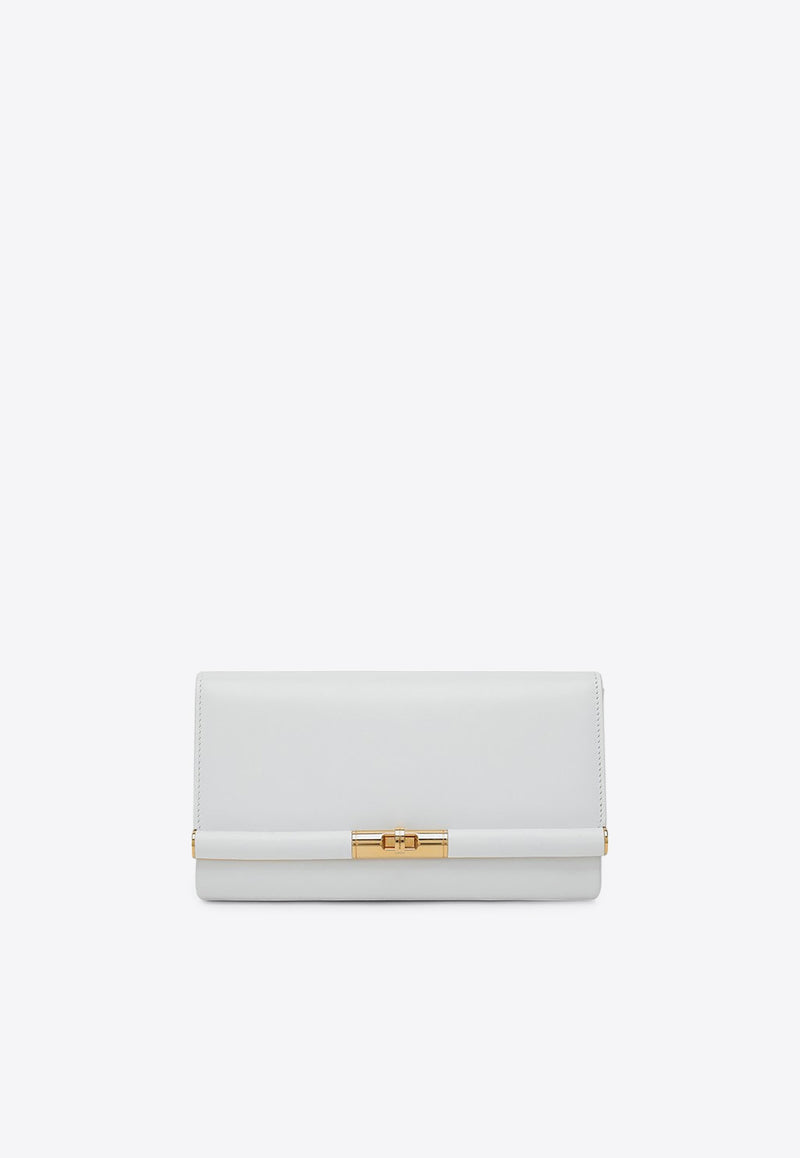 Dolce & Gabbana Marlene Leather Clutch Bag White BB7756A3G19/Q_DOLCE-80002