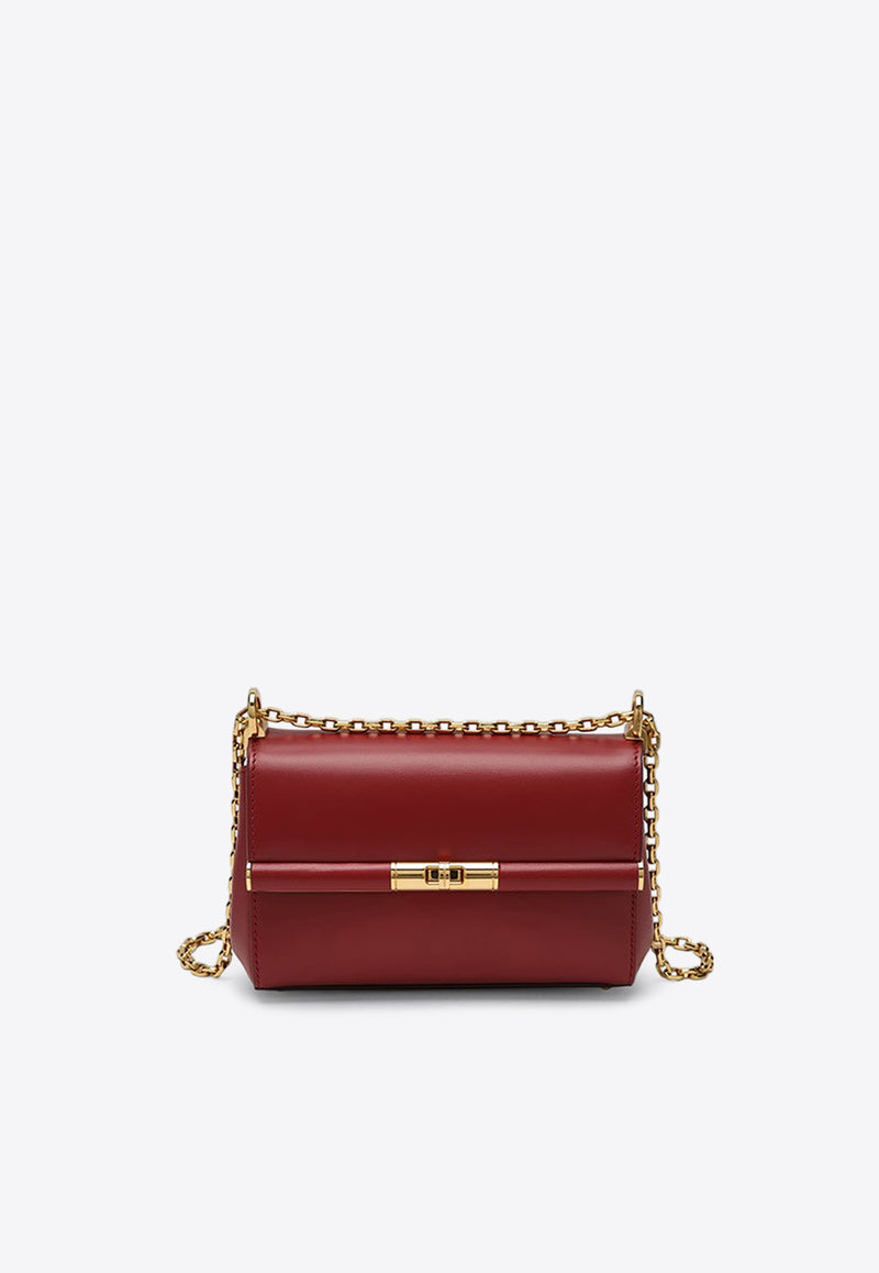 Dolce & Gabbana Marlene Leather Shoulder Bag Red BB7766A3G19/Q_DOLCE-83027