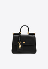 Dolce & Gabbana My Sicily Leather Top Handle Bag Black BB7781B7321/R_DOLCE-80999