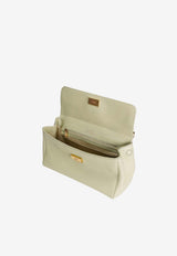 Dolce & Gabbana Medium My Sicily Top Handle Bag in Plongé Calfskin Green BB7782 B7321 80527