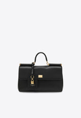 Dolce & Gabbana My Sicily Leather Top Handle Bag Black BB7782B7321/R_DOLCE-80999
