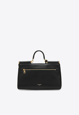 Dolce & Gabbana My Sicily Leather Top Handle Bag Black BB7782B7321/R_DOLCE-80999