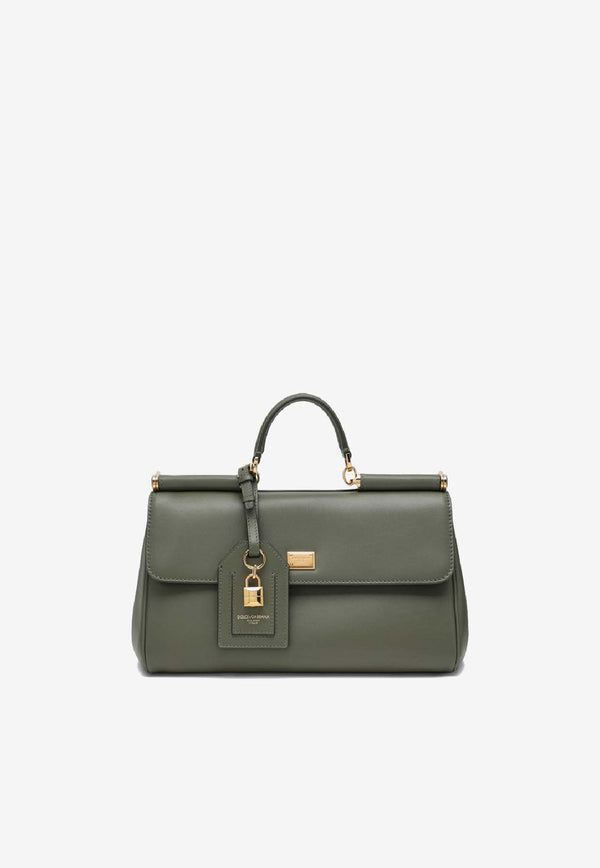 Dolce & Gabbana Medium My Sicily Top-Handle Bag  Green BB7782B7321/S_DOLCE-80560