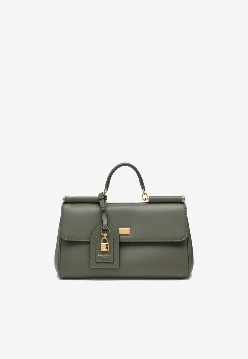 Dolce & Gabbana Medium My Sicily Top-Handle Bag  Green BB7782B7321/S_DOLCE-80560