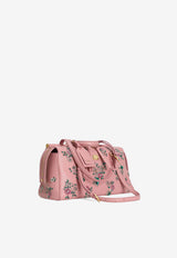 Dolce & Gabbana Medium Vittoria Embellished Top Handle Bag Pink BB7844 A0654 8L149