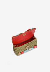 Dolce & Gabbana My Sicily Raffia Crochet Top Handle Bag Multicolor BB7864 BZ350 8B645