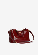 Dolce & Gabbana Medium Vittoria Calfskin Shoulder Bag Red BB7896 AZ000 83028
