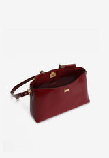 Dolce & Gabbana Medium Vittoria Calfskin Shoulder Bag Red BB7896 AZ000 83028