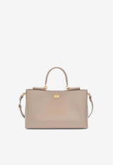 Dolce & Gabbana Vittoria Leather Top Handle Bag Nude BB7896AZ000/S_DOLCE-80095