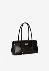 Dolce & Gabbana Marlene Shoulder Bag in Palmellato Calfskin Black BB7927 A3G19 80999