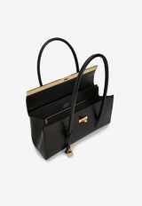 Dolce & Gabbana Marlene Shoulder Bag in Palmellato Calfskin Black BB7927 A3G19 80999
