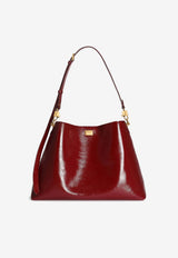 Dolce & Gabbana Large Vittoria Calfskin Shoulder Bag Red BB7942 AZ000 83028