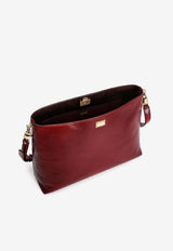 Dolce & Gabbana Large Vittoria Calfskin Shoulder Bag Red BB7942 AZ000 83028