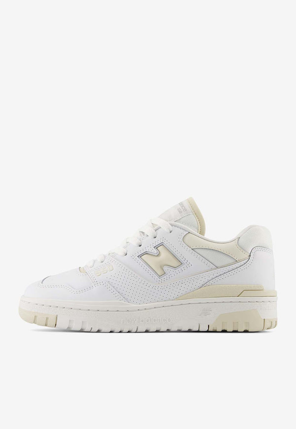 New Balance Low-Top 550 Sneakers in White/Cream BBW550BK
