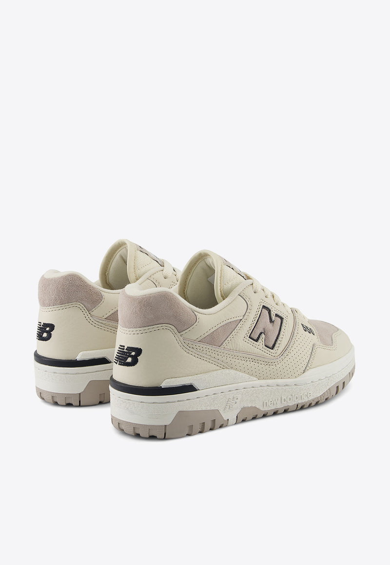 New Balance 550 Low-Top Sneakers in Linen with Moonrock and Phantom Beige BBW550RB