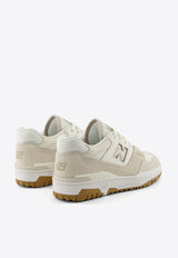 New Balance 550 Low-Top Sneakers in Sea Salt with Linen and Stoneware Beige BBW550TB