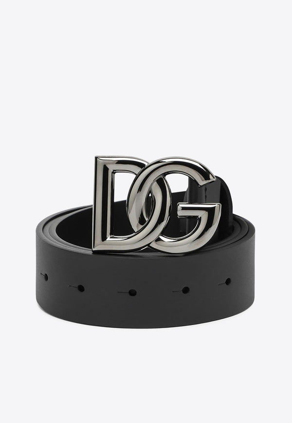 Dolce & Gabbana Leather Logo-Buckle Belt BC4644AX622/O_DOLCE-8V363