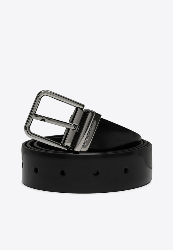 Dolce & Gabbana Logo-Engraved Leather Belt BC4703AI935/O_DOLCE-80999
