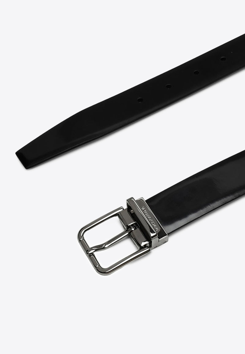 Dolce & Gabbana Logo-Engraved Leather Belt BC4703AI935/O_DOLCE-80999