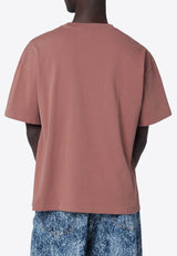 Brain Dead Endless Construction Printed T-shirt Brown BDF25T00O046CO/R_BRAID-NU