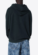 Brain Dead Global Shock Printed Hooded Sweatshirt Green BDF25TO90045CO/R_BRAID-FG