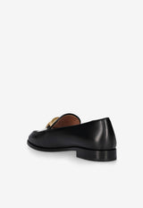 Brandi Logo Leather Loafers