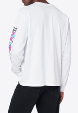 Brain Dead Packing Up Long-Sleeved T-shirt White BDP25TO10044CO/Q_BRAID-WHT