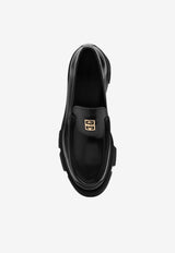 Givenchy 4G Logo Leather Loafers Black BE201KE1N5/P_GIV-001