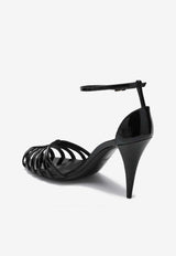Givenchy Cage 90 Patent Leather Sandals Black BE30ADE1K6/S_GIV-001