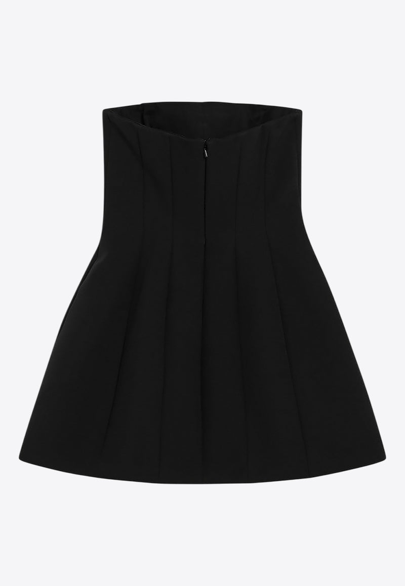 Max Mara Pianoforte Betel Strapless Bustier Mini Dress Black BETELCO/R_MAXMP-004