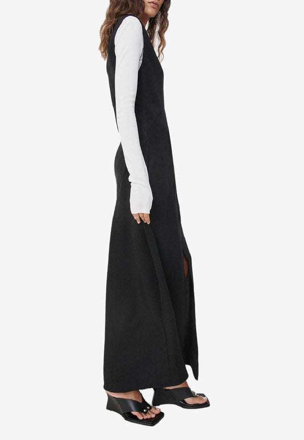 Paris Georgia Elemental Bettina Silk Maxi Dress Black BETTD001-BLK_BLACK