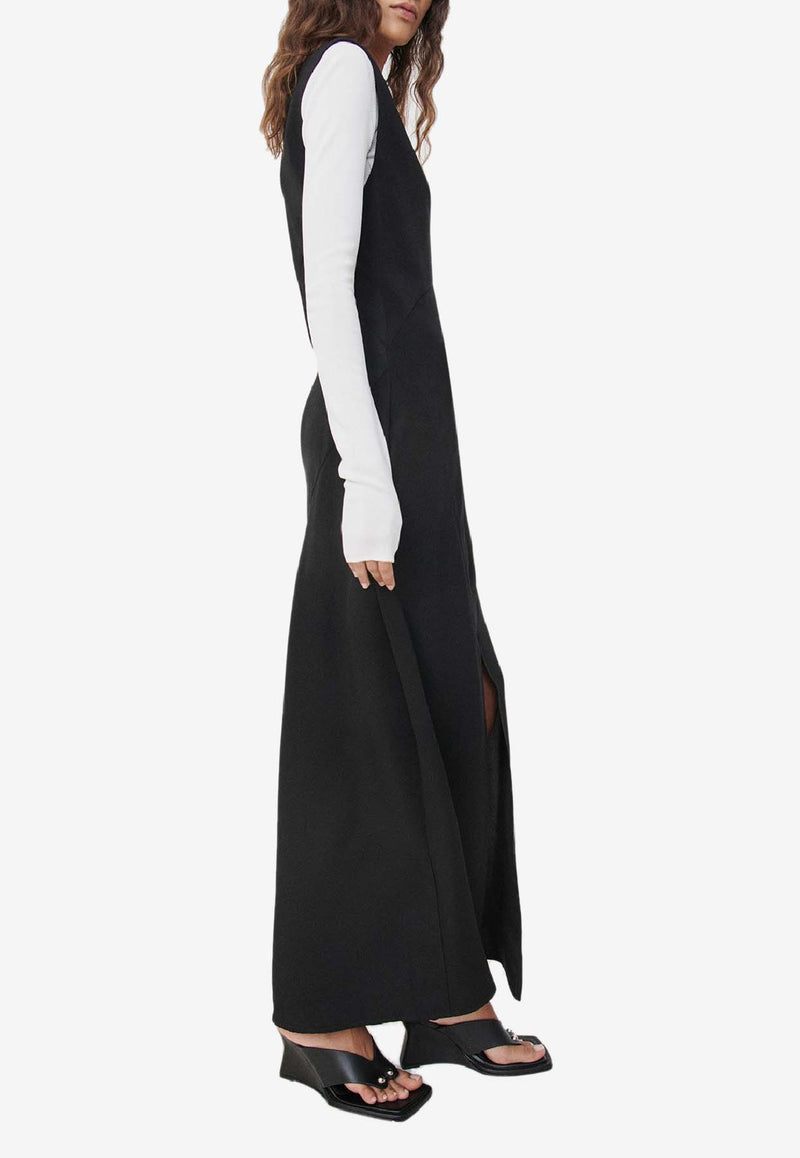 Paris Georgia Elemental Bettina Silk Maxi Dress Black BETTD001-BLK_BLACK