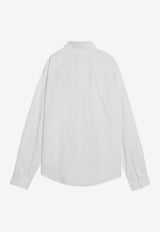 AMI PARIS Ami De Coeur Buttoned Shirt  White BFUSH063UCO0031/R_AMI-168