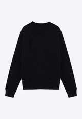 AMI PARIS Embroidered Ami De Coeur Sweatshirt Black BFUSW001730/P_AMI-001
