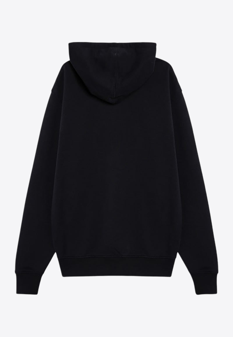 AMI PARIS Ami De Coeur Hooded Sweatshirt Black BFUSW235U730/P_AMI-001