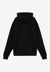 AMI PARIS Ami De Coeur Zip-Up Sweatshirt Black BFUSW435U730/P_AMI-001