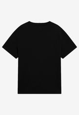 AMI PARIS Ami De Coeur Crewneck T-shirt Black BFUTS035U724/S_AMI-001