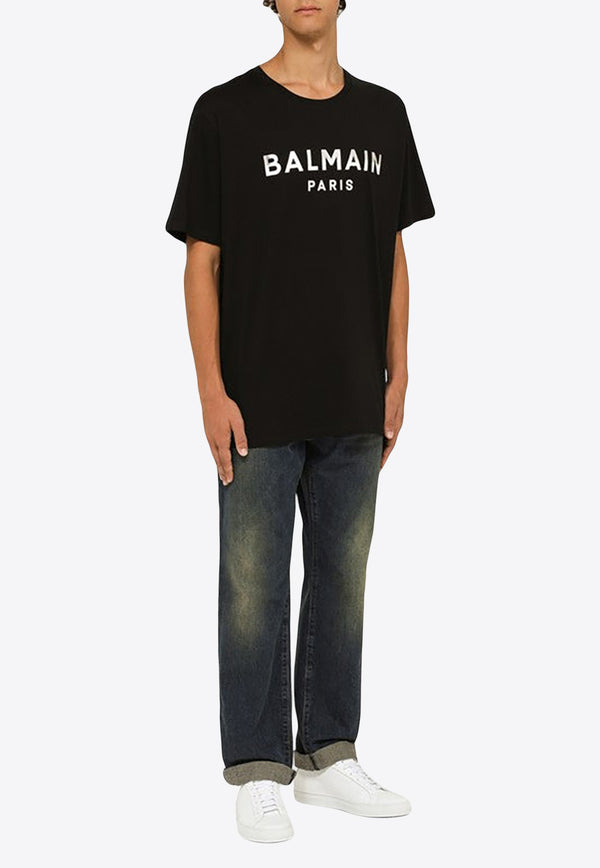 Balmain Straight-Leg Vintage-Effect Pants BH0MI044DD93/N_BALMA-6KD