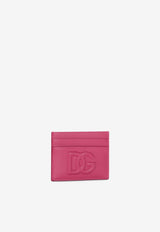 Dolce & Gabbana DG Logo Cardholder in Calf Leather Fuchsia BI0330 AG081 80441