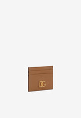 Dolce & Gabbana DG Logo Woven Cardholder Brown BI0330 AK274 8Z093